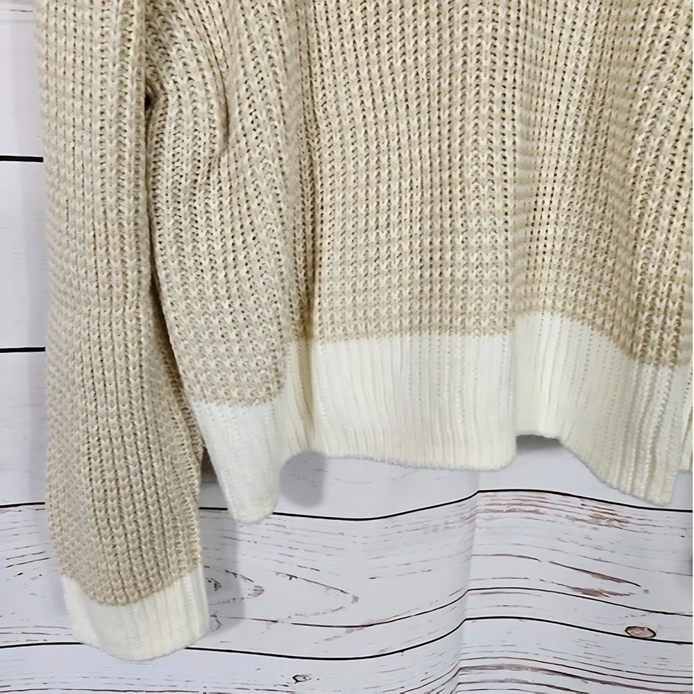Revolve Stitches & Stripes Nia Crop Waffle Knit Pullover Sweater XXL NWTS - Picture 5 of 10